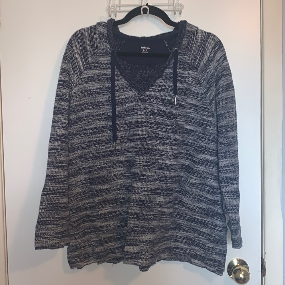 Woven sweater
